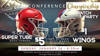 Conference Championship Sunday Watch Party