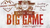 Catch the BIG GAME at The Craggy Range
