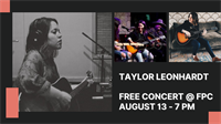Free Concert: Taylor Leonhardt @ First Presbyterian Church