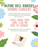 Alpine Ringers Handbell Spring Concert at FIrst Presbyterian Church of Whitefish