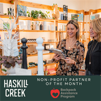 Shop at Haskill Creek & Raise Money for the Backpack Assistance Program