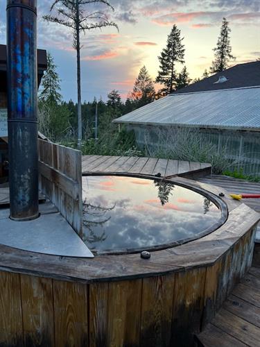 Wood Fired Hot Tub