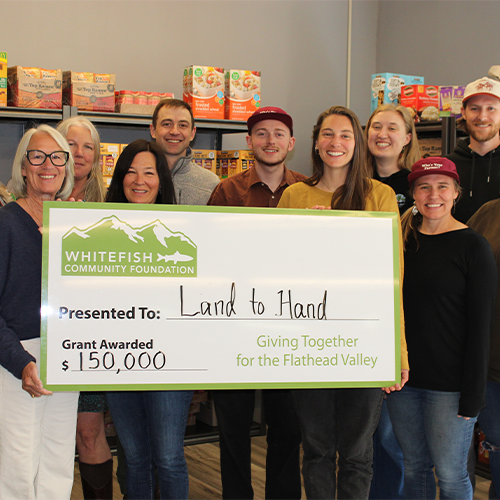 Land to Hand received a grant to develop a new food pantry. Land to Hand received a grant to develop a new food pantry.