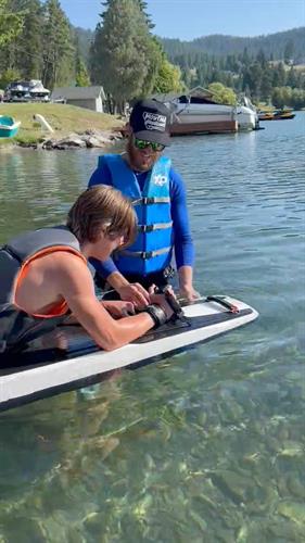 Learn to ride a jetboard like a pro. We come to you on Flathead Lake, Whitefish, Echo, Swan, and everywhere in between Learn to ride a jetboard like a pro. We come to you on Flathead Lake, Whitefish, Echo, Swan, and everywhere in between