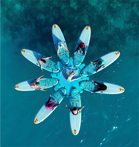 Serenity now with our water yoga classes and private sessions. Tell us where, when, and how many and we show up with the gear ready for your lake-time Namaste!