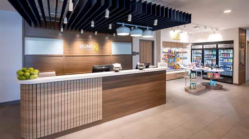 Front Desk and Market