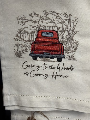 Embroidered Kitchen Towels by a Local Artisan