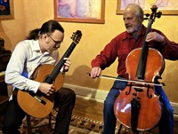 Lee Zimmerman and Chris Crecelius on Cello and Guitar