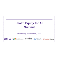 Health Equity for All Summit