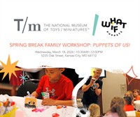 Spring Break Family Workshop: Puppets of Us!
