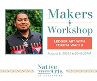 Makers Workshop: Ledger Art with Tokeya Waci U