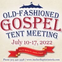 Old-Fashioned Gospel Tent Meeting