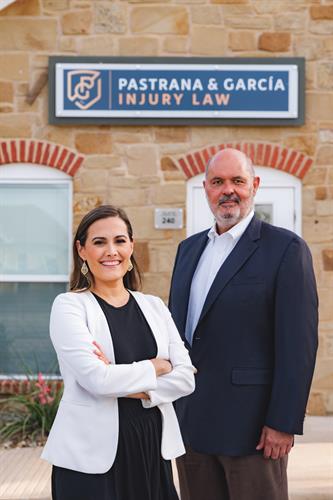 Cristina García and Steve Pastrana. P&G Attorney Partners