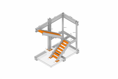 Steel Stairs Detailing