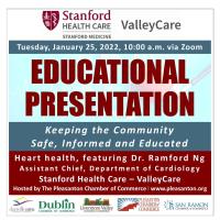 Heart Health: Strategies for Success, Educational Presentation by Stanford Health Care-ValleyCare