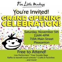Five Little Monkeys Ribbon Cutting and Grand Opening