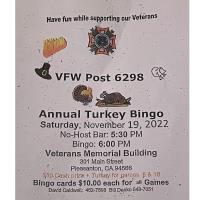 VFW Post 6298 Annual Turkey Bingo
