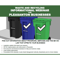 Waste and Recycling Informational Webinar for Pleasanton Businesses
