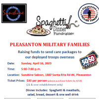 Spaghetti Feed Fundraiser for Pleasanton Military Families