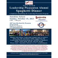 Leadership Pleasanton Alumni Spaghetti Dinner Fundraiser