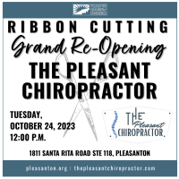 The Pleasant Chiropractor Ribbon Cutting