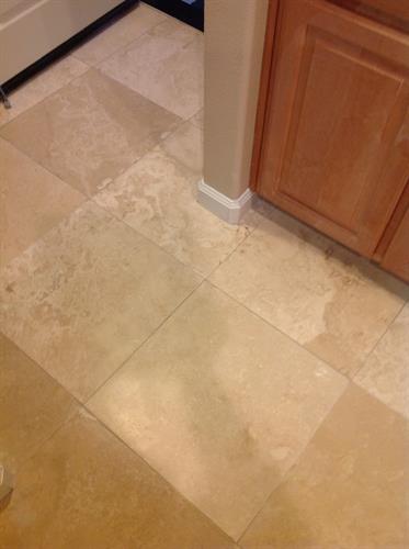 Natural Stone Floor Tile Repair - After