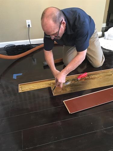 Hardwood Floor Plank Repair