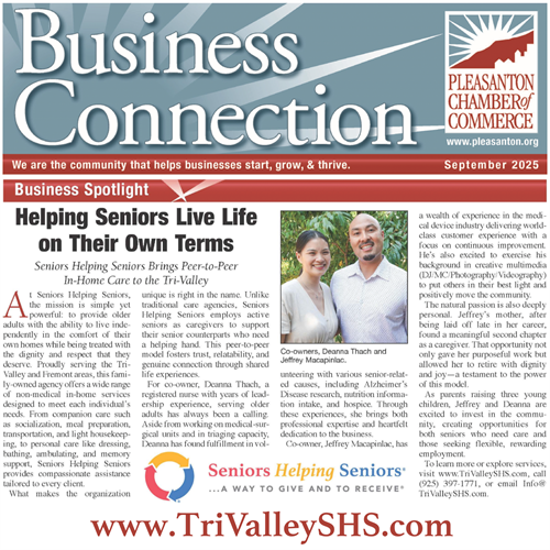 Seniors Helping Seniors Tri-Valley: Pleasanton Business Spotlight