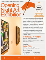 Latte Da Vinci "Fresh Grounds" Competition/ Exhibit & Grand Opening