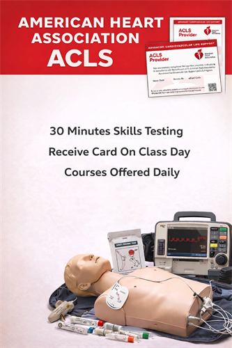 ACLS Certification Courses in Pleasanton, CA