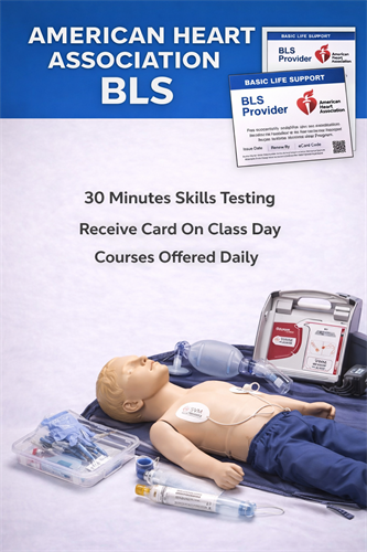 BLS Certification Courses in Pleasanton, CA