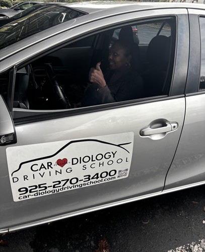 Driving instructor Michelle