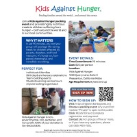 Kids Against Hunger - Volunteers Needed!