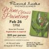 Wine Glass Painting ~ Round Lake Vineyards & Winery