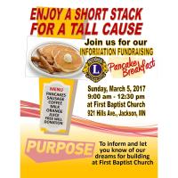 Pancake Breakfast by the Lions Club