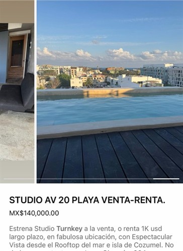 Roof top pool and ocean view!