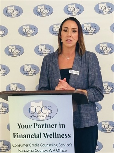 Shelene Shrewsbury, Executive Director, speaks at our Charleston office ribbon cutting.