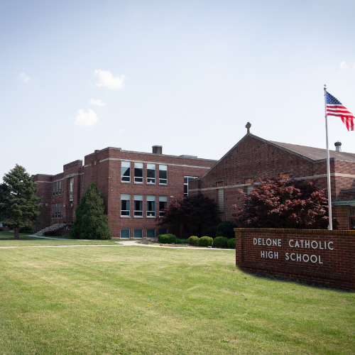 Delone Catholic High School has been serving students from the greater Hanover area for more than eight dedcades. Delone Catholic High School has been serving students from the greater Hanover area for more than eight dedcades.