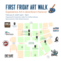 First Friday Art Walk Returns to Downtown Hanover on February 6