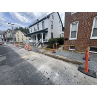 Curb / Sidewalk Project Underway on East Hanover Street in Hanover, Pa