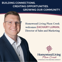 Homewood Living Plum Creek Announces Zachary Luman as Director of Sales and Marketing