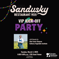 Sandusky Restaurant Week VIP Kick-off Party!