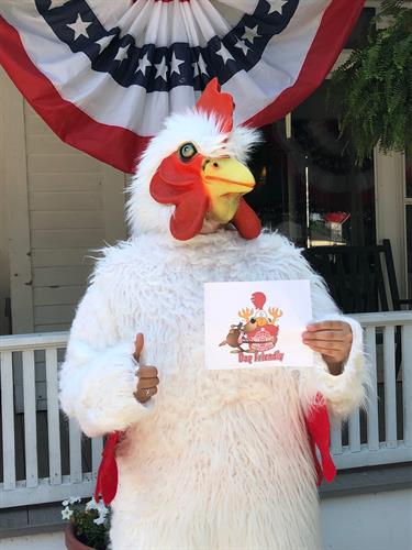 Chicken Patio mascot