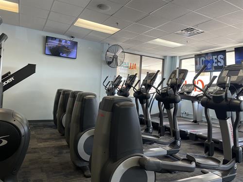 Burn some calories in our Cardio Area. 