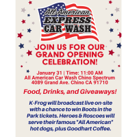 Grand Opening - All American Car Wash