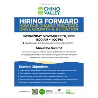 Chino Valley Chamber Second Chance Summit