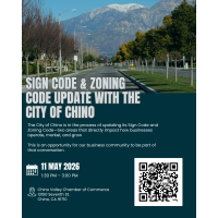 Business Roundtable: Sign Code & Zoning Code Update with the City of Chino