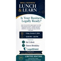 Small Business Lunch & Learn: Is Your Business Legally Ready?