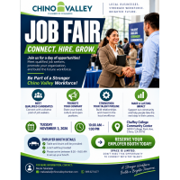 2026 Job Fair- Chino Valley Chamber of Commerce, in partnership with Chaffey College