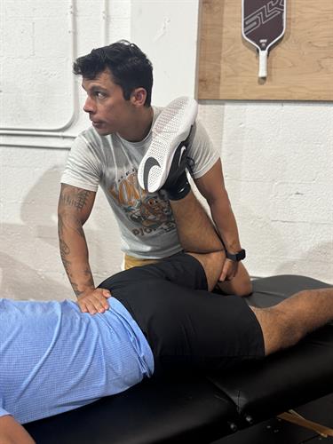 Assisted Stretching Sessions at Event Pop Ups